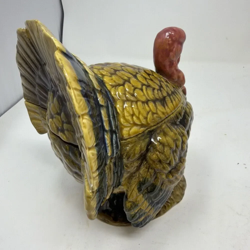 Napcoware Turkey Covered Dish Vintage Japan Thanksgiving